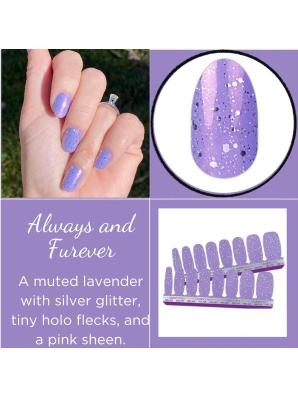 Color Street ALWAYS AND FUREVER Nail Polish Strips